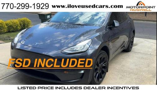 Gray 2021 Tesla Model Y Long Range Dual Motor All-Wheel Drive