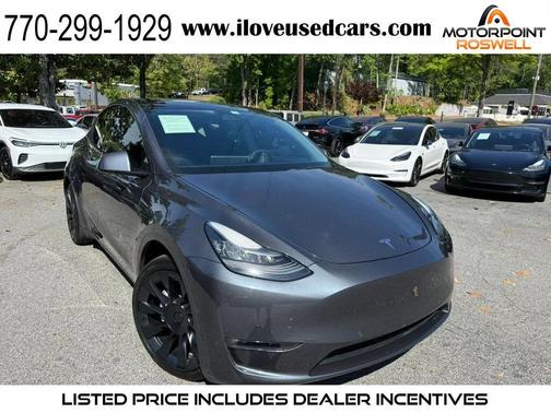 Gray 2021 Tesla Model Y Long Range Dual Motor All-Wheel Drive