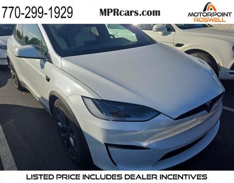 Pearl White Multi-Coat 2024 Tesla Model X Long Range