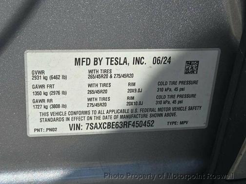 2024 Tesla Model X Plaid Tri Motor All-Wheel Drive