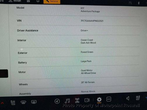 2023 Rivian R1T Adventure Quad Motor Large Pack