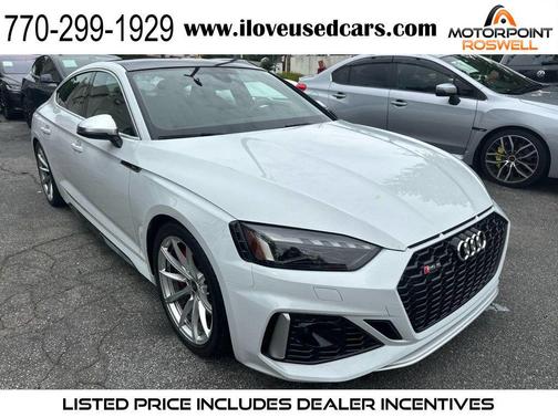 Glacier White Metallic 2022 Audi RS 5 2.9T