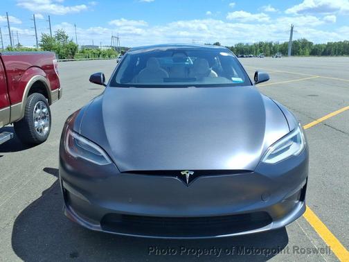 Gray 2021 Tesla Model S Plaid
