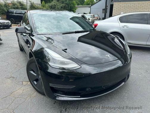 Solid Black 2023 Tesla Model 3 Standard Range