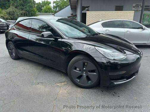 Solid Black 2023 Tesla Model 3 Standard Range