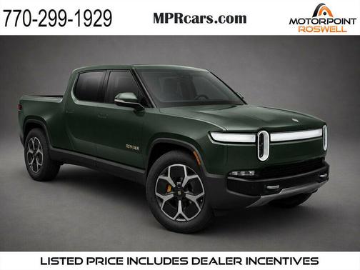 Green 2022 Rivian R1T Adventure