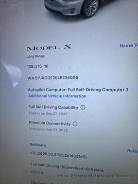 2020 Tesla Model X Long Range Dual Motor All-Wheel Drive