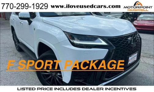 Ultra White 2025 Lexus LX 600 F SPORT