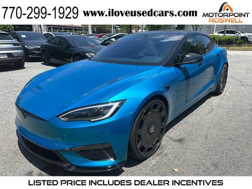 Lunar Silver 2026 Tesla Model S Plaid