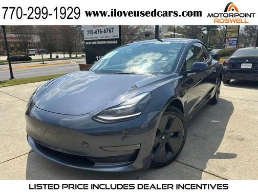 Gray 2023 Tesla Model 3 Standard Range