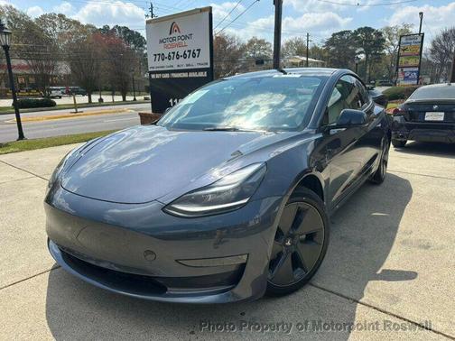 Gray 2023 Tesla Model 3 Standard Range