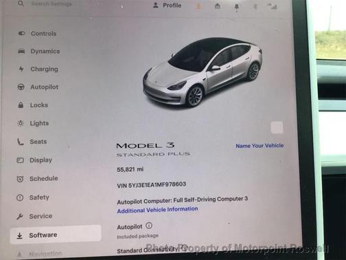 2021 Tesla Model 3 Standard Range Plus