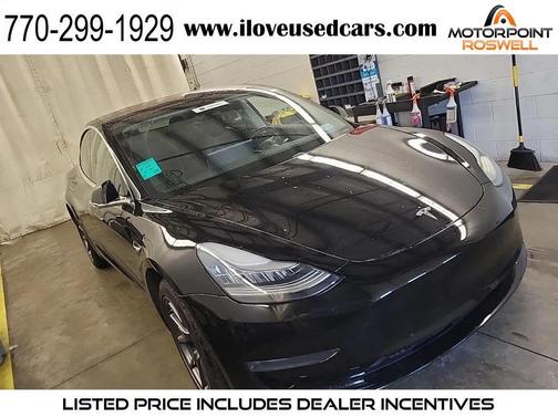 Solid Black 2019 Tesla Model 3 Standard Range Plus