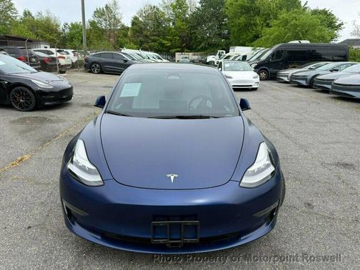 Deep Blue Metallic 2022 Tesla Model 3 Long Range