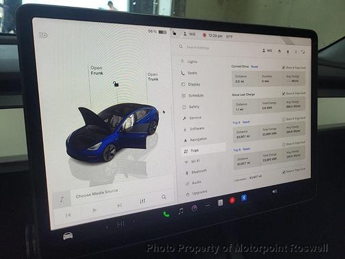Deep Blue Metallic 2022 Tesla Model 3 Long Range