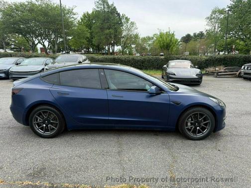 Deep Blue Metallic 2022 Tesla Model 3 Long Range