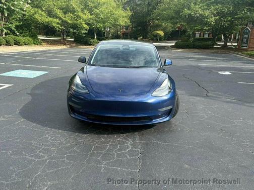 Deep Blue Metallic 2022 Tesla Model 3 Performance