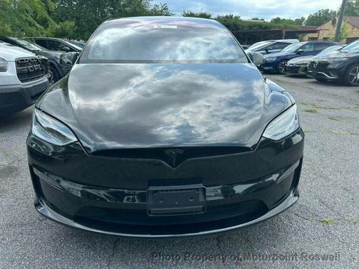 Solid Black 2024 Tesla Model X Plaid Tri Motor All-Wheel Drive
