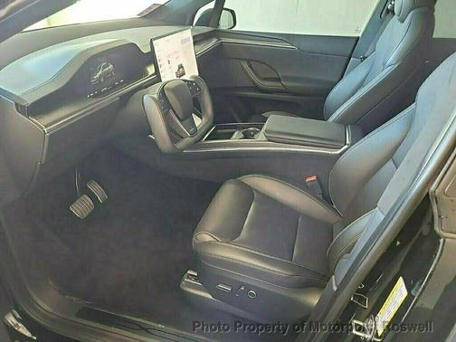 Solid Black 2024 Tesla Model X Plaid Tri Motor All-Wheel Drive