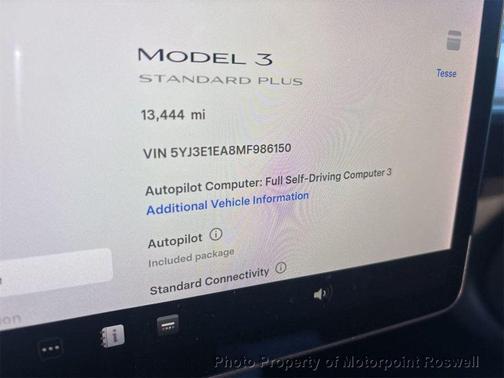2021 Tesla Model 3 Standard Range Plus