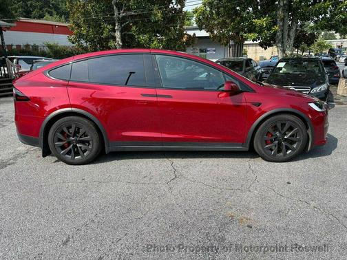 Ultra Red 2024 Tesla Model X Plaid Tri Motor All-Wheel Drive
