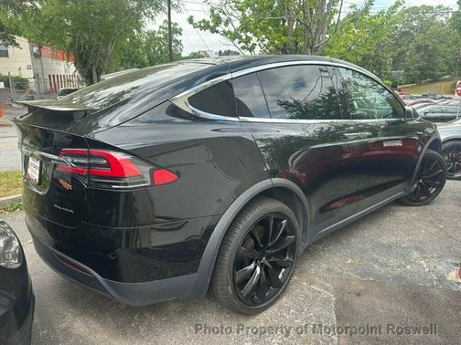 Solid Black 2021 Tesla Model X Long Range Plus Dual Motor All-Wheel Drive
