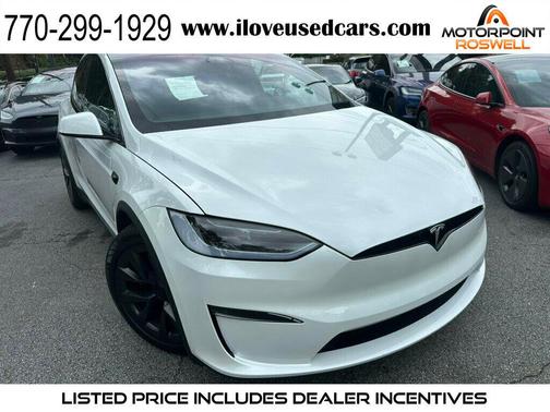 Pearl White Multi-Coat 2025 Tesla Model X Long Range