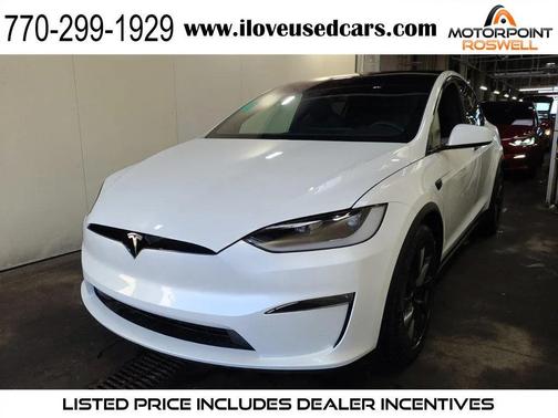 Pearl White Multi-Coat 2025 Tesla Model X Long Range