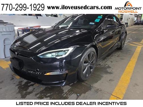 Solid Black 2023 Tesla Model S AWD