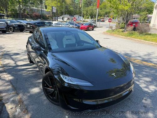 Black 2025 Tesla Model 3 Performance