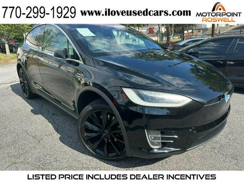 Black 2018 Tesla Model X 75D