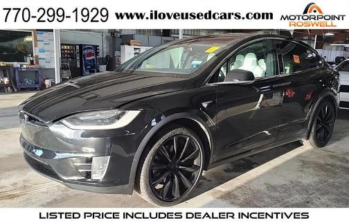 Black 2018 Tesla Model X 75D
