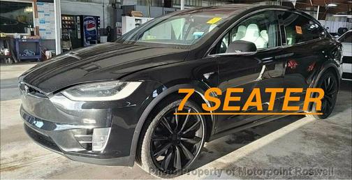 Black 2018 Tesla Model X 75D