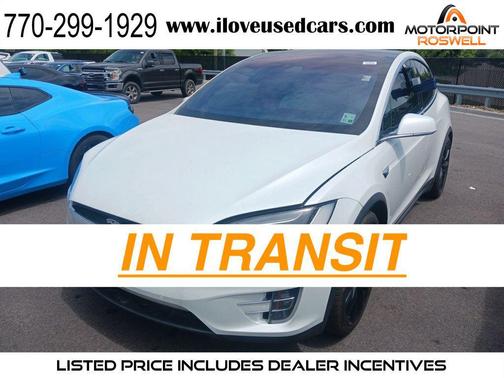 Pearl White Multi-Coat 2018 Tesla Model X 100D