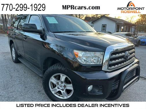 Black 2017 Toyota Sequoia SR5
