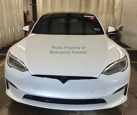 Pearl White Multi-Coat 2021 Tesla Model S Long Range