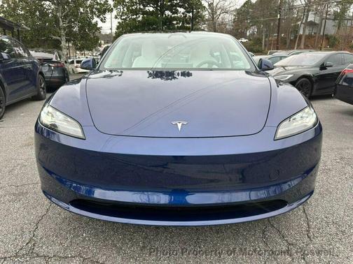 Deep Blue Metallic 2025 Tesla Model 3 Long Range