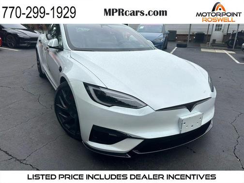 WHITE 2026 Tesla Model S Plaid