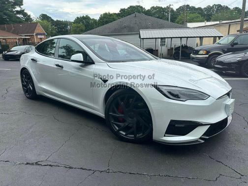 WHITE 2026 Tesla Model S Plaid