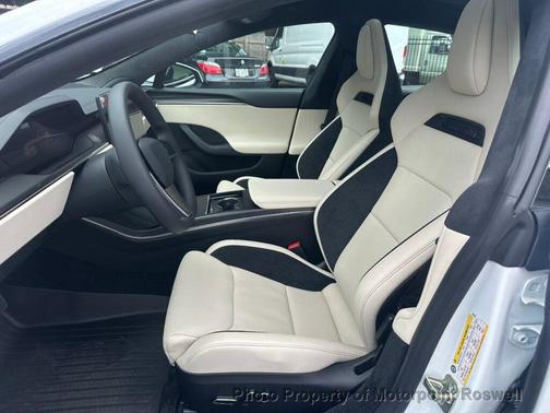 WHITE 2026 Tesla Model S Plaid