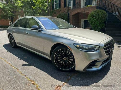 Silver 2021 Mercedes-Benz S-Class 4MATIC