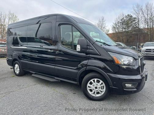 Agate Black Metallic 2024 Ford Transit-350 XLT
