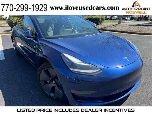 2021 Tesla Model 3 Standard Range Plus