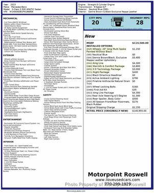 2023 Mercedes-Benz S-Class 4MATIC