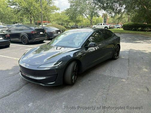 Solid Black 2024 Tesla Model 3 Performance