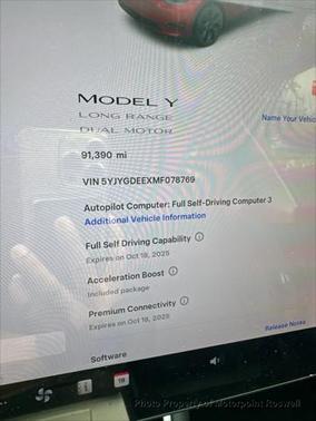 2021 Tesla Model Y Long Range Dual Motor All-Wheel Drive