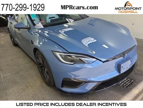 Frost Blue Metallic 2026 Tesla Model S Plaid