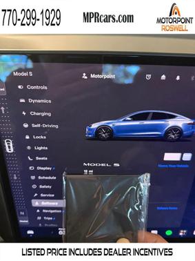 Blue 2026 Tesla Model S AWD