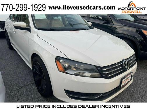 2014 Volkswagen Passat 2.0L TDI DSG SE w/Sunroof