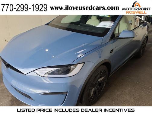 Frost Blue Metallic 2026 Tesla Model X All-Wheel Drive